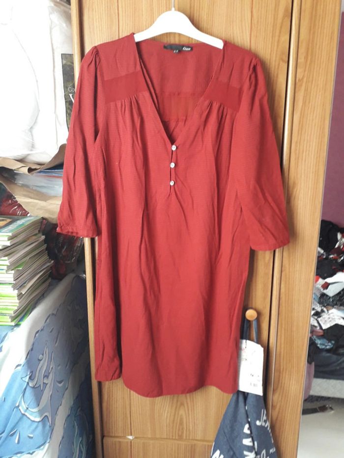 Robe liquette Bordeaux etam