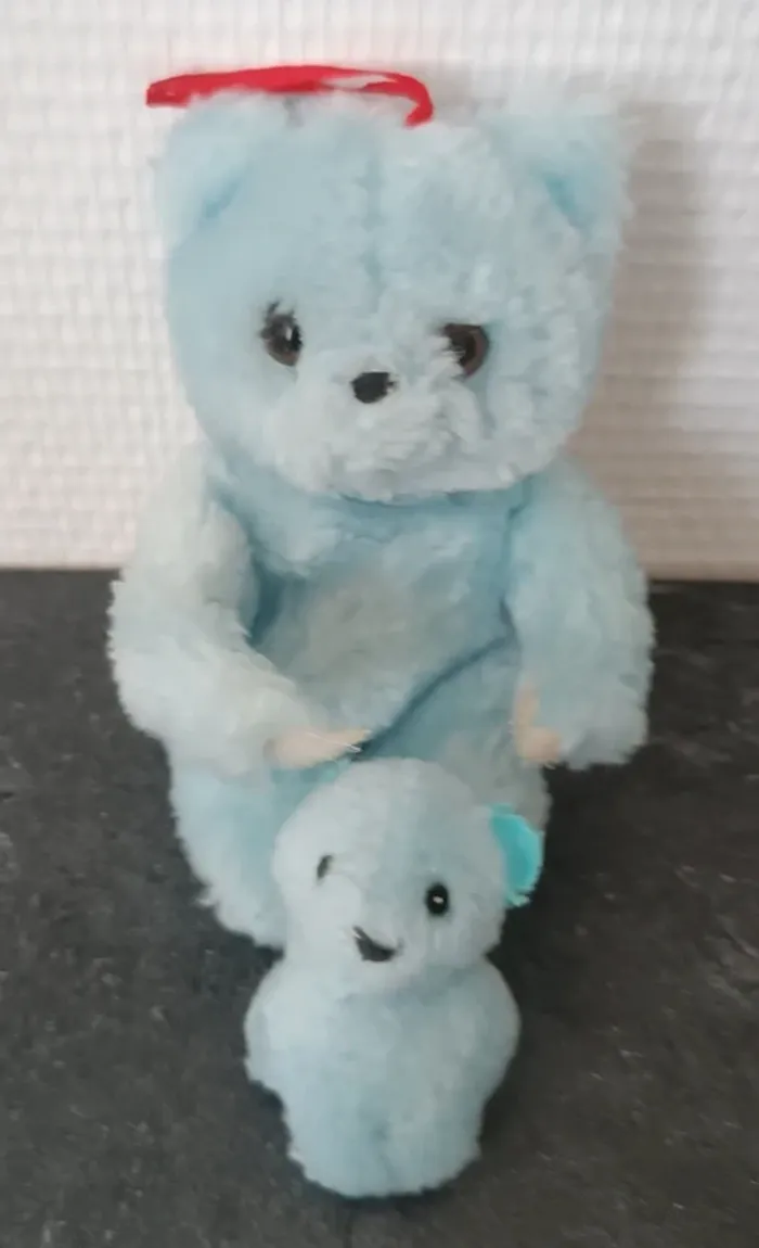 Peluches ourson maman et son petit - photo numéro 2