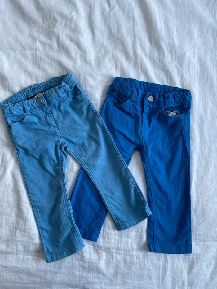 Lot de 2 jeans Jacadi Neuf 18 mois