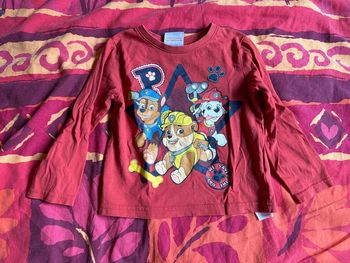 Tee shirt manches longues pat patrouille 3 ans