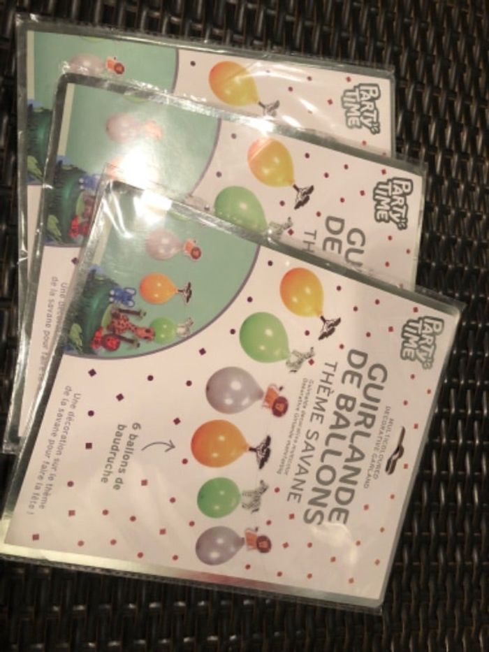 Lot de 3 guirlandes