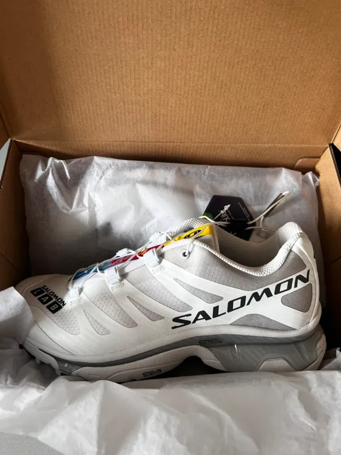 Salomon XT-4 White Ebony Lunar Rock unisex - photo numéro 13