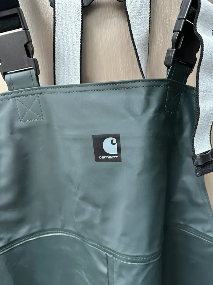Salopette de pêche imperméable vert foncé Carhartt 4XL - photo numéro 9