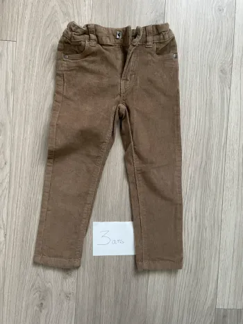 Pantalon velours 3 ans