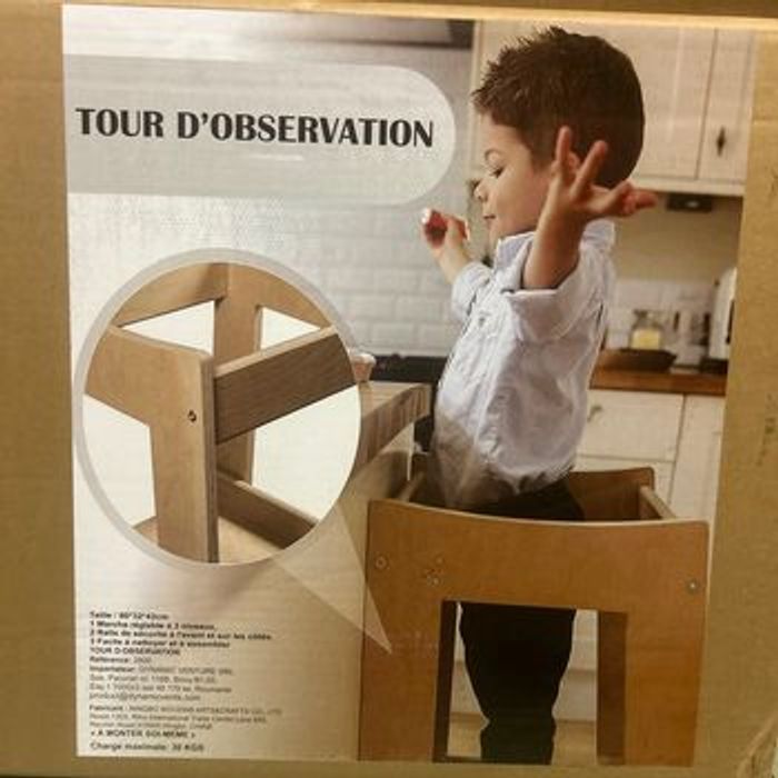Tour d observation enfant en bois atmosphère