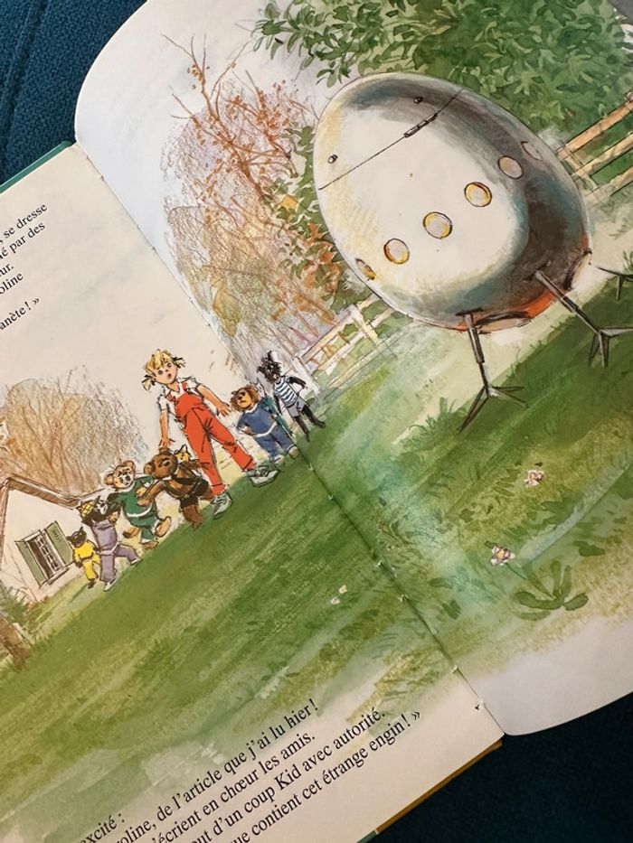 Caroline et les extraterrestres livre Pierre Probst Hachette Jeunesse difficilement trouvable - photo numéro 4