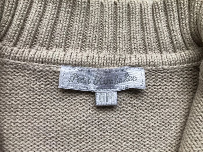 Pull gilet zippé Petit Kimbaloo bébé garçon taille 6 mois - photo numéro 4