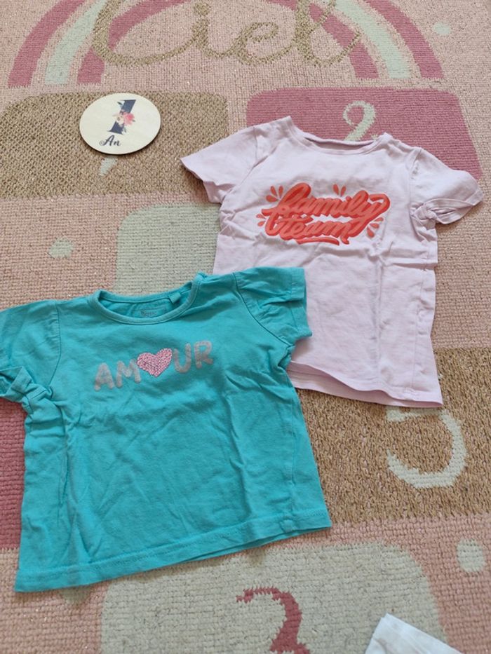 Lot t-shirts été 12 mois - photo numéro 5