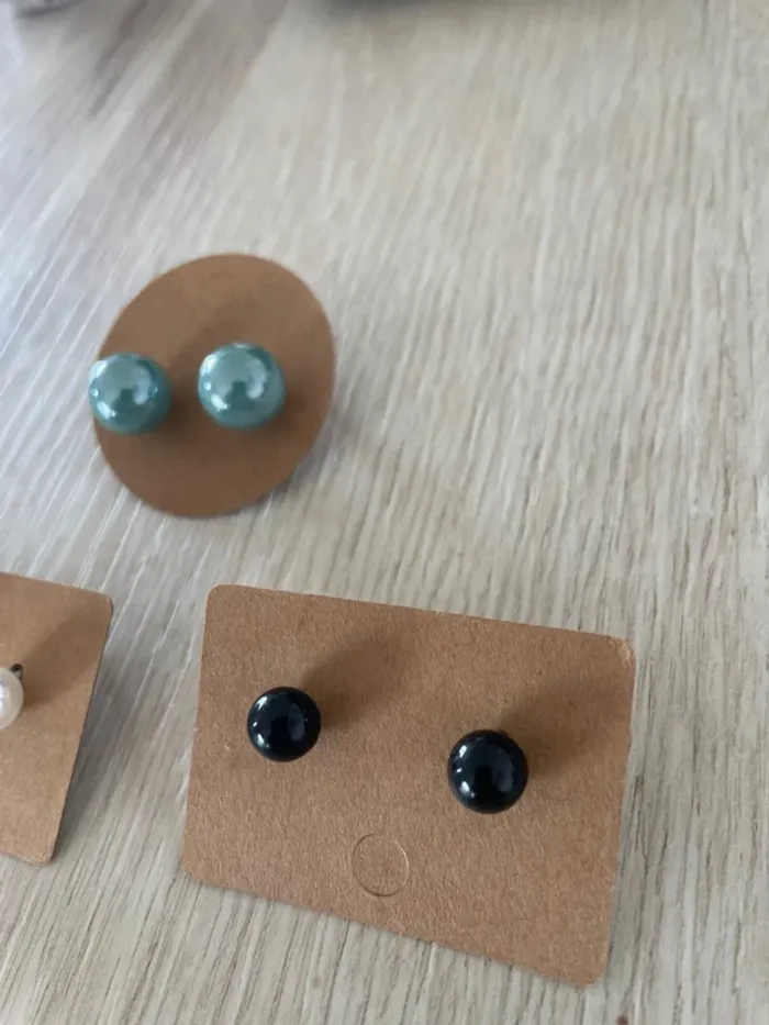 Lot de paires de boucles d’oreilles - photo numéro 2