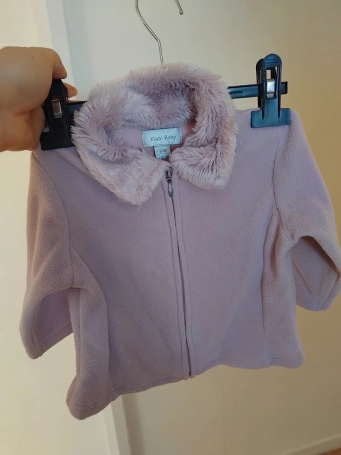 Veste polaire fille 12mois
