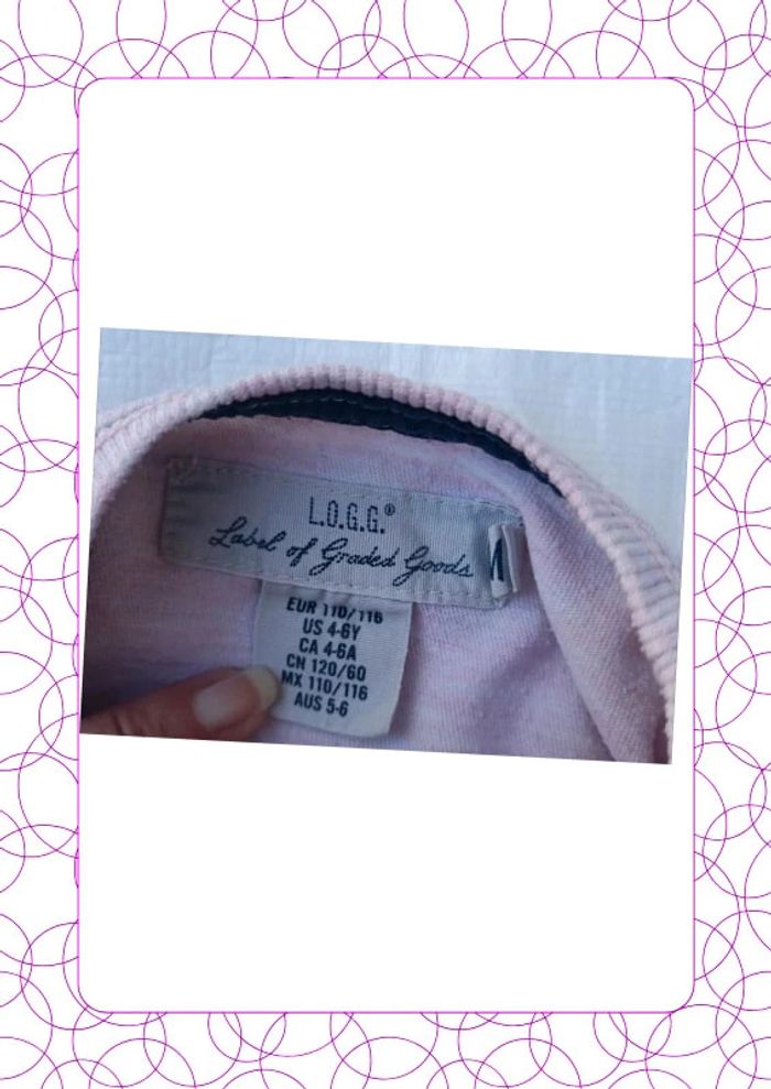 Tee shirt 5-6 ans H&M L.O.G.G - photo numéro 4