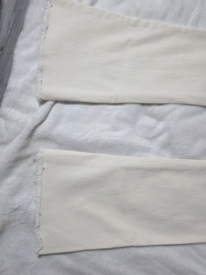 Jean patte d’éléphant blanc - photo numéro 8