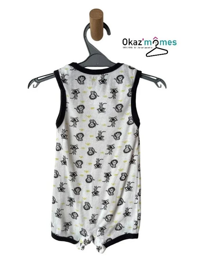 LOT de 2 pyjashorts / combishorts (félins) - Kiabi 6 mois - photo numéro 5