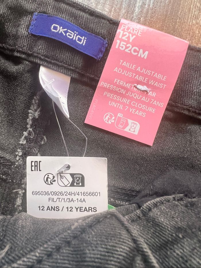 Taille 12 ans jean okaidi neuf avec étiquettes - photo numéro 3