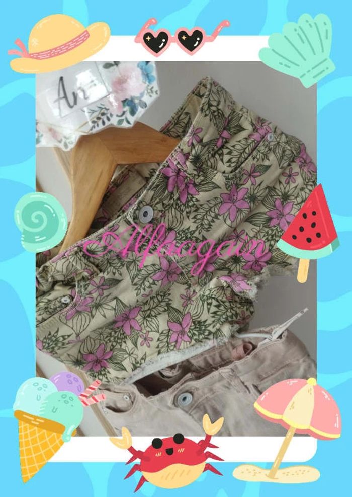 Lot shorts 7/8ans - photo numéro 2