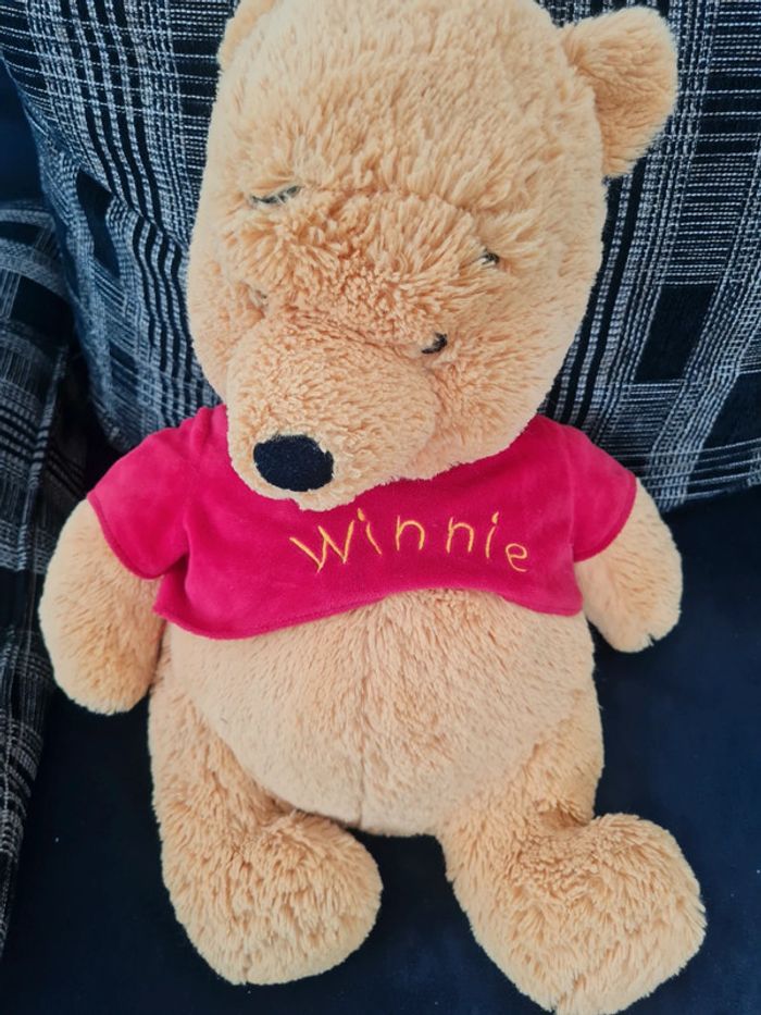 Winnie 60 cm - disneyland paris - poil long comme neuf - photo numéro 7