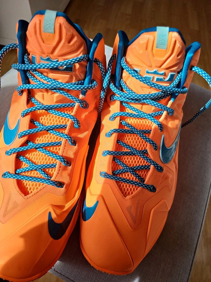 🔥Rare🔥Nike Lebron XII Atomic Orange T.44 🏀 - photo numéro 8