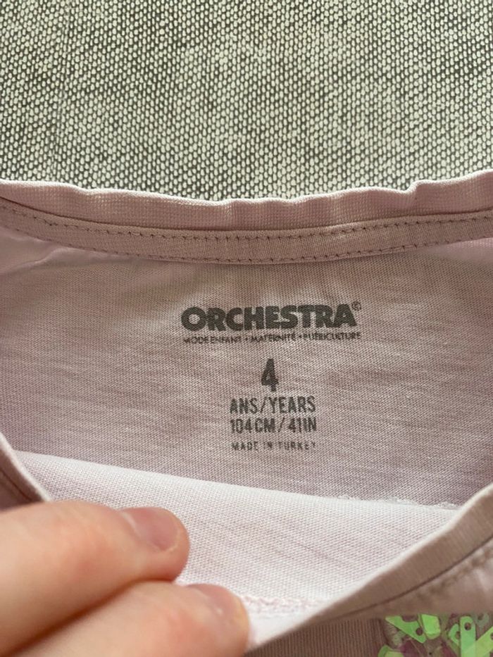 T shirt manches courtes 4 ans orchestra - photo numéro 3
