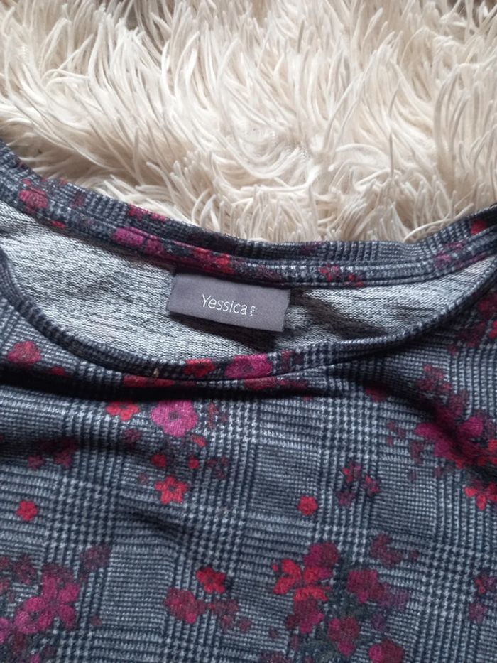 💝 -50% Blouse longues manches fleurie - photo numéro 2
