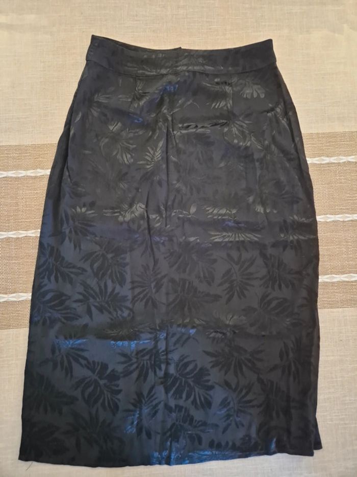 Jupe mi longue fendue Camaïeu T36 - photo numéro 4