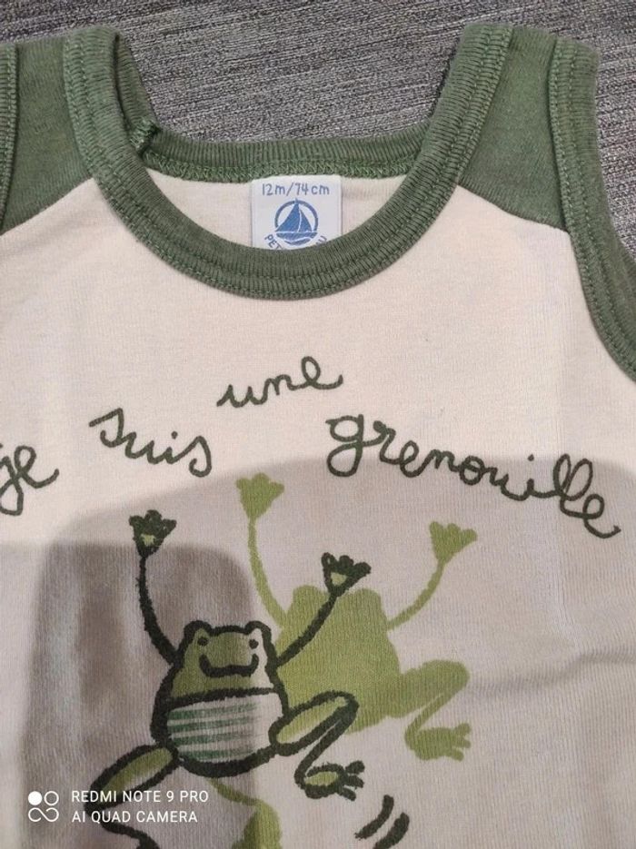 Débardeur Petit Bateau 12 mois - photo numéro 2