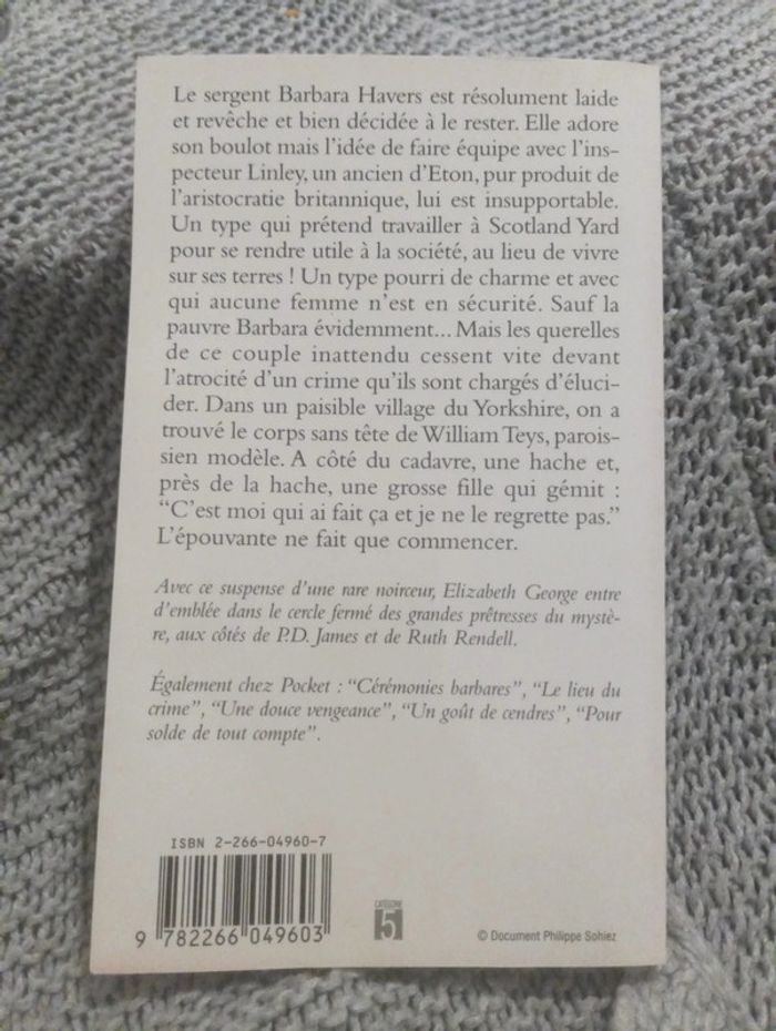 Elizabeth George - Enquête dans le brouillard - photo numéro 2