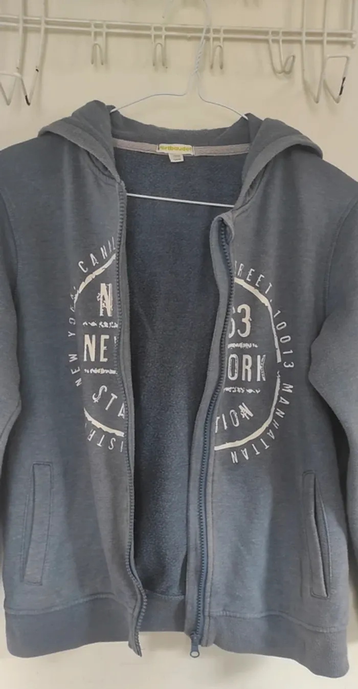 Lot 2 gilet a capuche garçon - photo numéro 7
