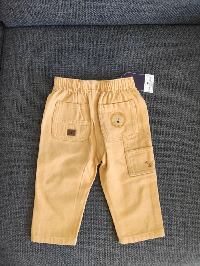 Pantalon coton épais neuf 12 mois - photo numéro 3