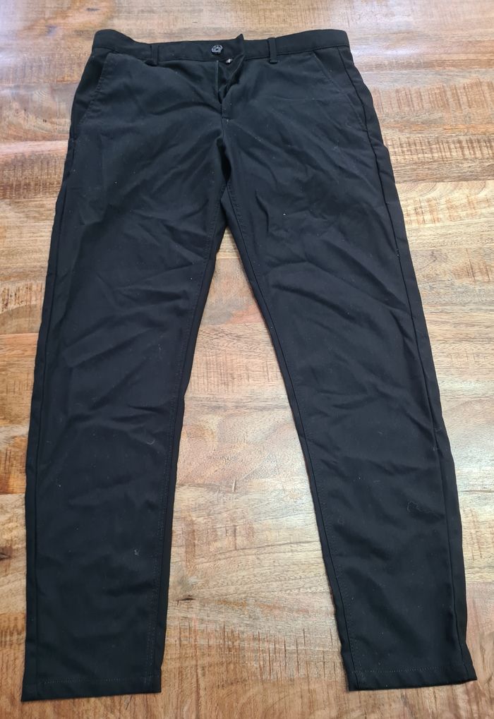 Pantalon de costume noir Zara taille 38 - photo numéro 4