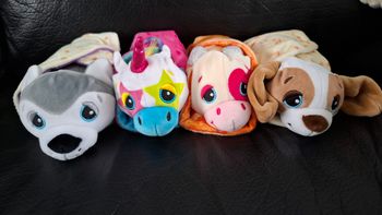Lot peluches cutetitos tacos pizza action licorne vache chien