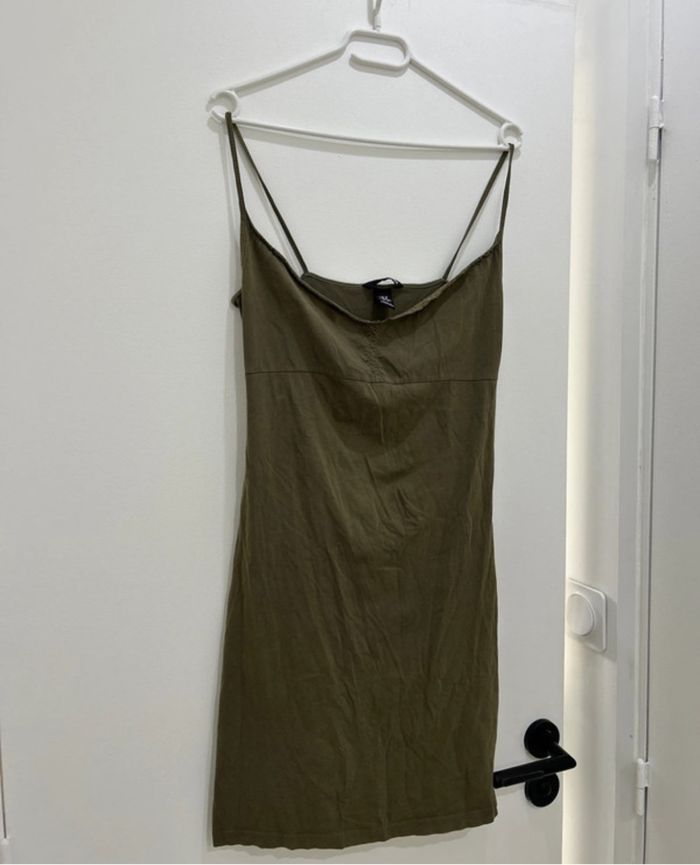 Robe courte H&M Kaki taille 38