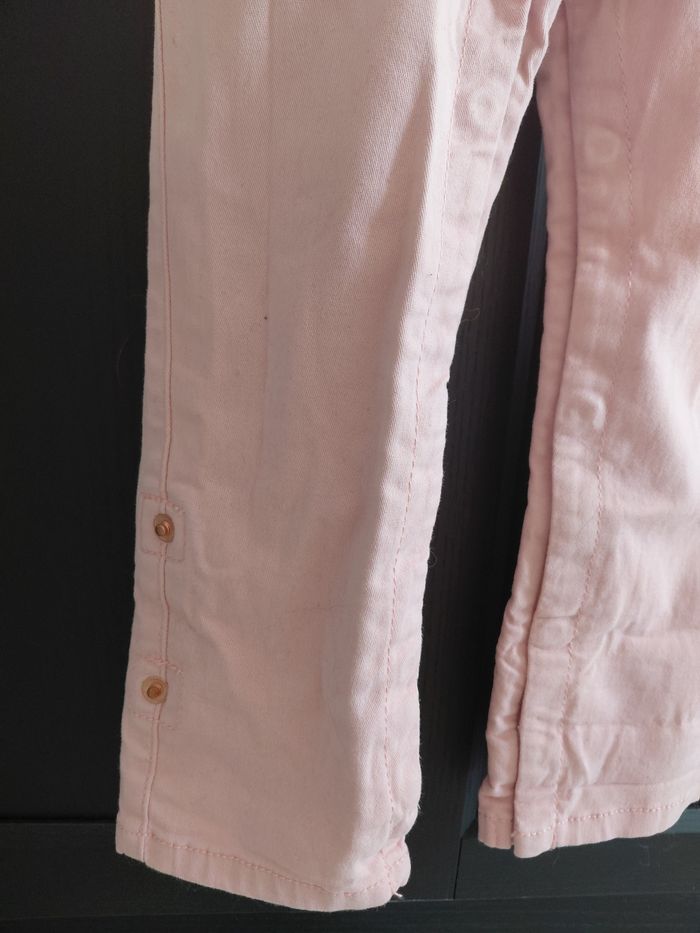 Salopette rose taille 2 à 4 ans vêtement évolutif In extenso - photo numéro 2