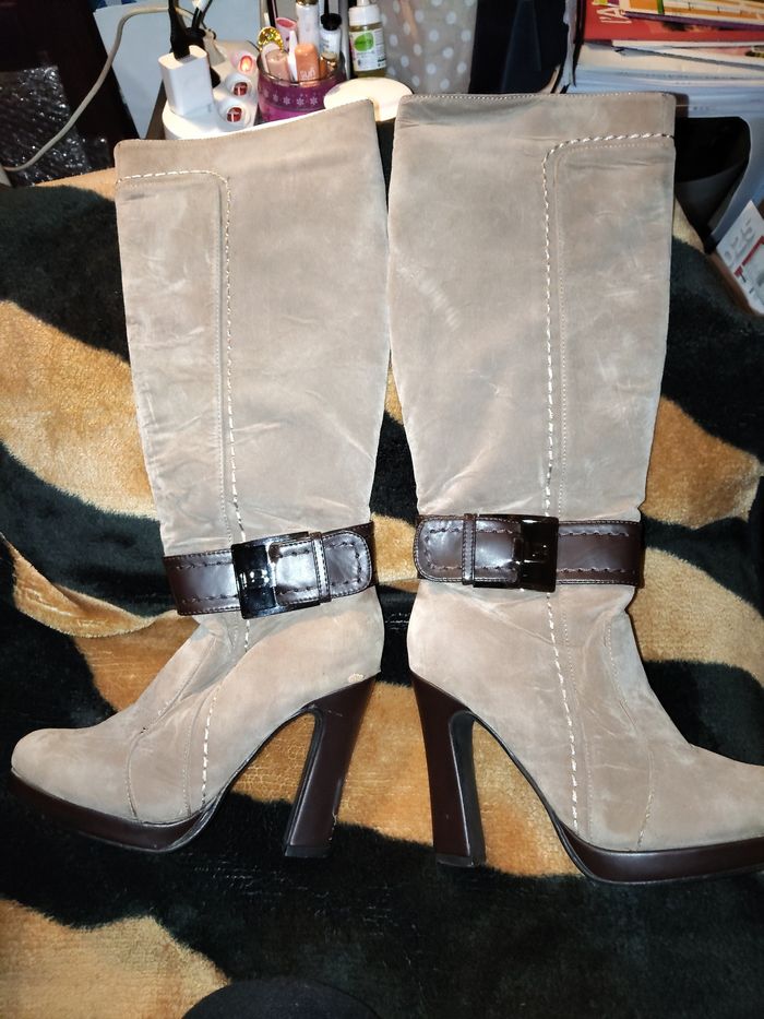 Bottes cavalières LAURA BIAGIOTTI T. 38 - photo numéro 3