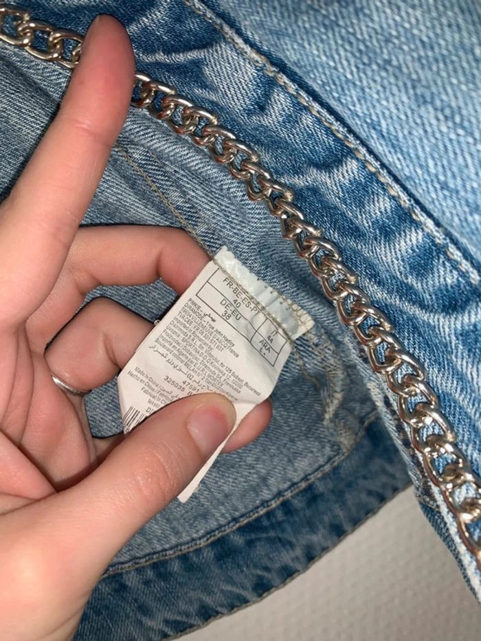 Veste en jeans bleu femme taille 40 - photo numéro 5