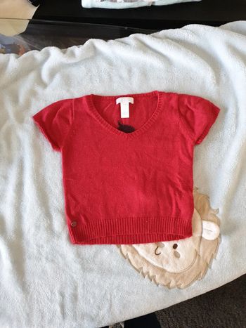 Pull 12 mois manche courte