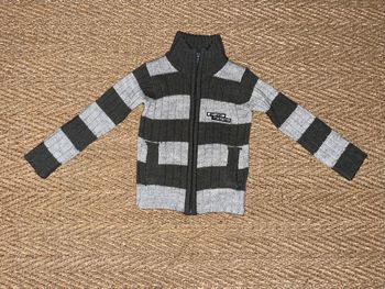 Gilet zippé chaud garçon TAO 2 ans