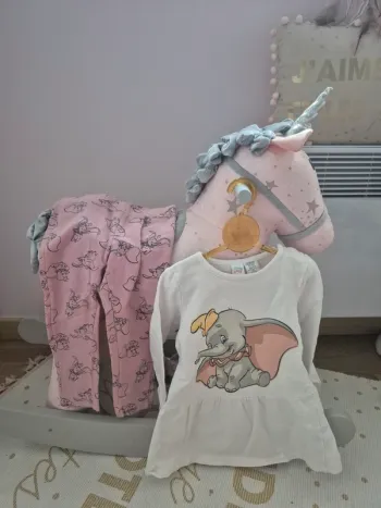 Ensemble disney dumbo 18/24 mois 86/92cm