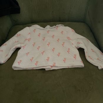 Pull sergent Major flamant rose