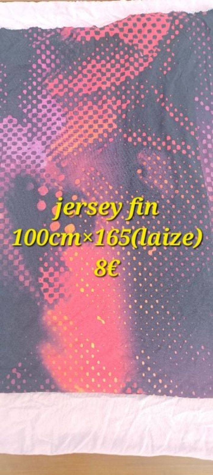 Coupon de tissu jersey