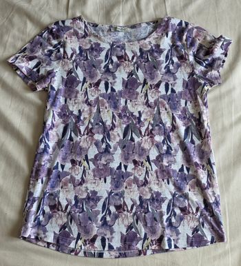 ​Collezione • T-shirt Floral Violet • Très bon état • Taille S