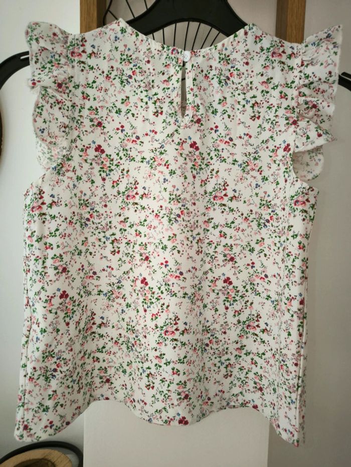 Top haut shein fleurs liberty fille - photo numéro 2