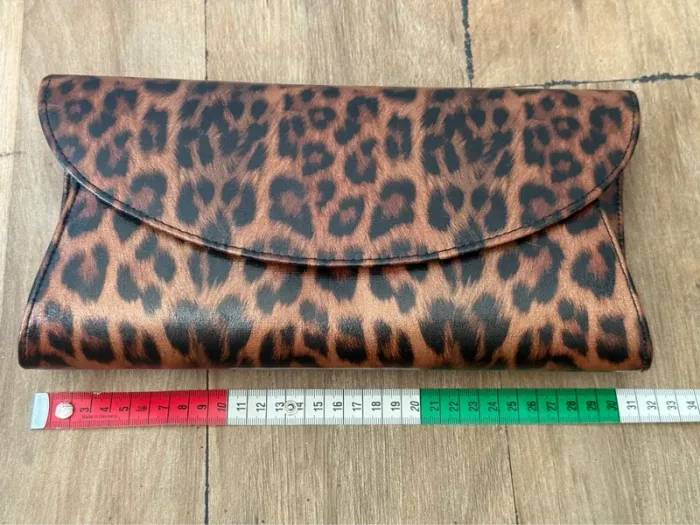 Pochette rigide léopard Primadonna – neuve avec bandoulière - photo numéro 5