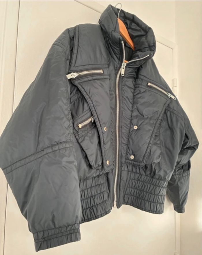 Doudoune femme bleu marine - photo numéro 2