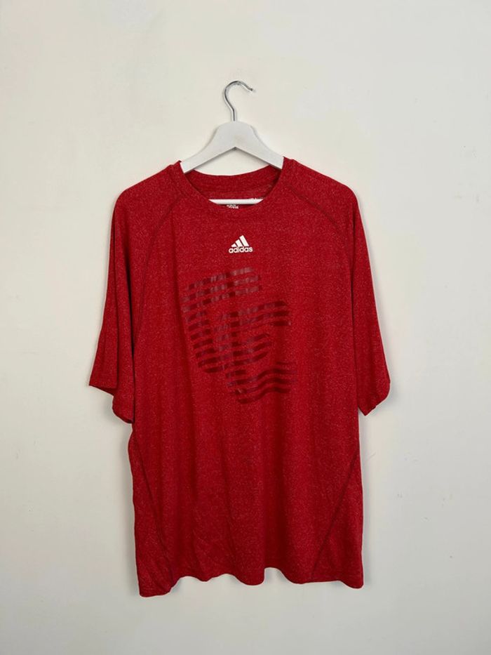 T-shirt Homme Adidas Climalite Rouge | Taille XL | Très Bon État | Sport Training | #TM54