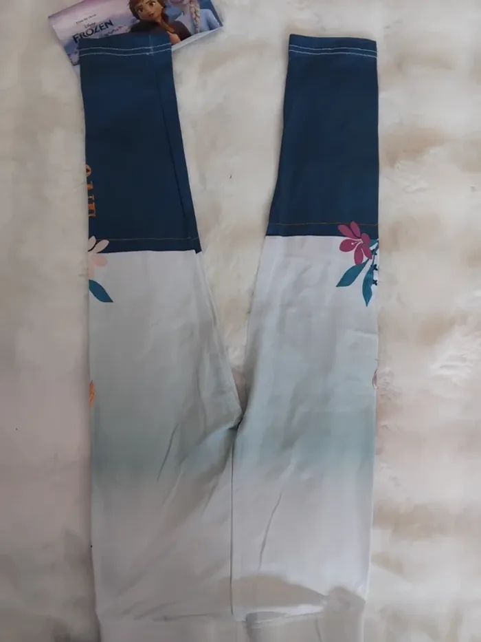 Legging Reine des neiges,  Frozen,  Disney, 3/4 ans,neuf - photo numéro 6