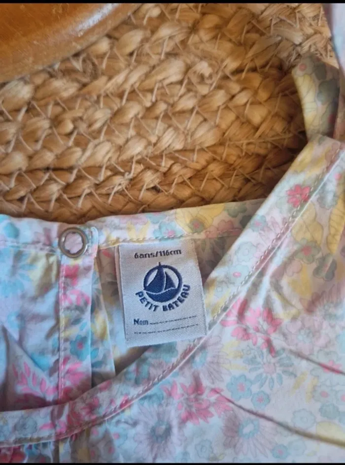 Jolie petite robe été fille petit bateau 6 ans - photo numéro 5