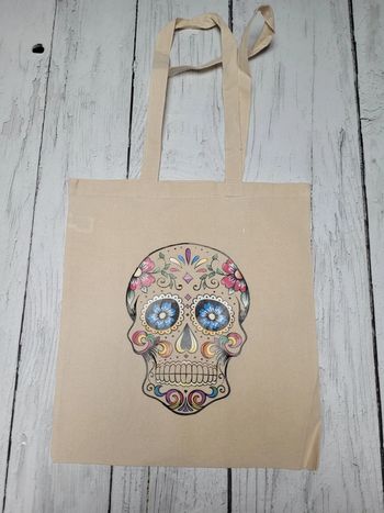tote bag tête de mort