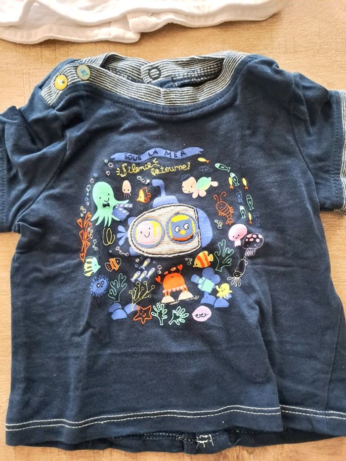 Lot deux tshirt sergent major 6 mois - photo numéro 2