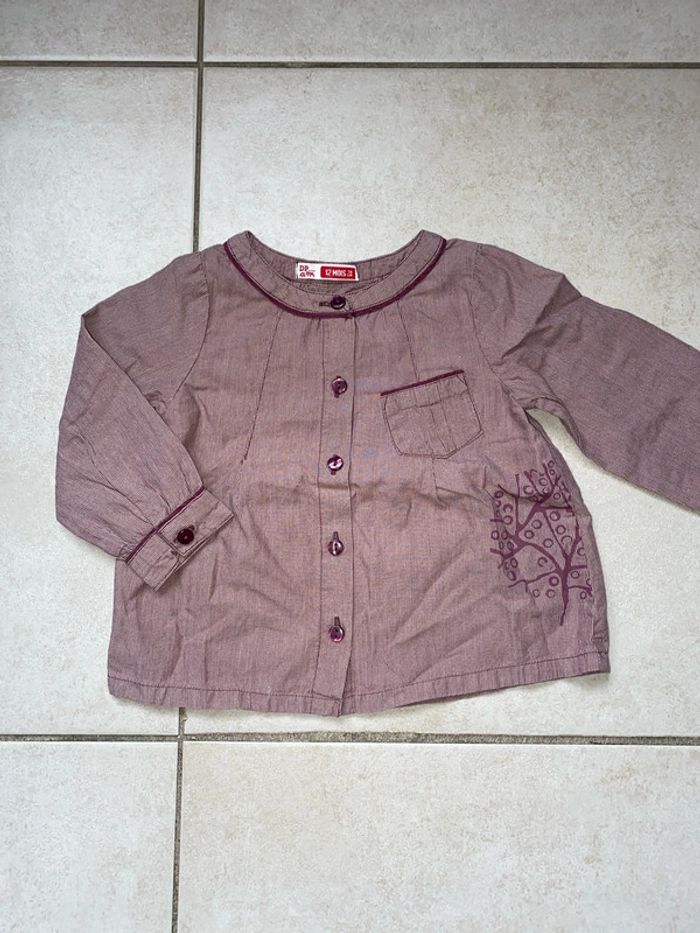 Chemise 12 mois