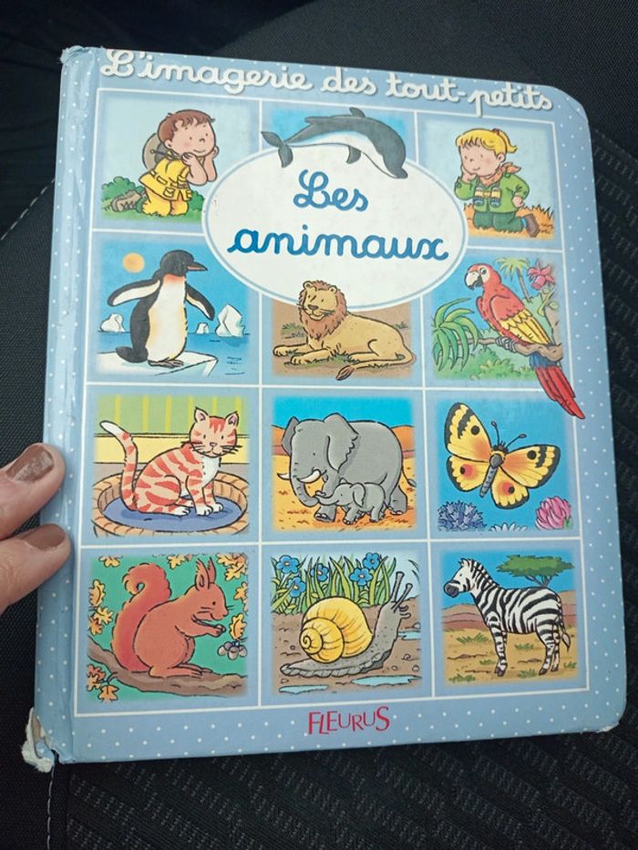 Livre imagerie Fleurus cartonné les animaux